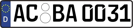 AC-BA0031