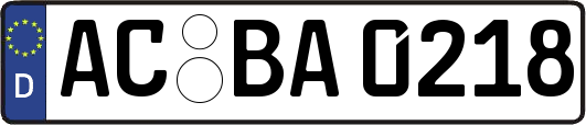 AC-BA0218