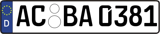 AC-BA0381