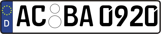 AC-BA0920