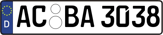 AC-BA3038