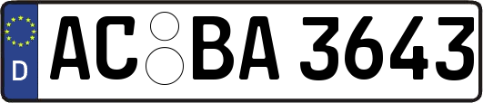 AC-BA3643