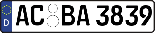 AC-BA3839