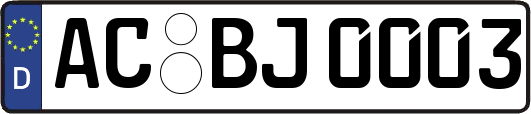 AC-BJ0003