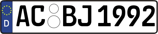 AC-BJ1992