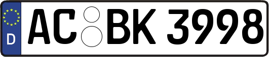 AC-BK3998