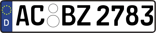 AC-BZ2783