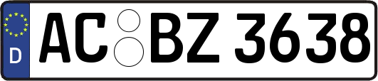 AC-BZ3638
