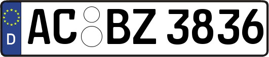 AC-BZ3836