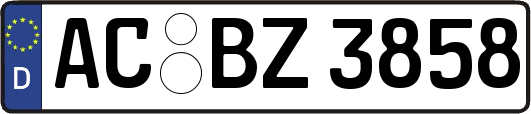 AC-BZ3858