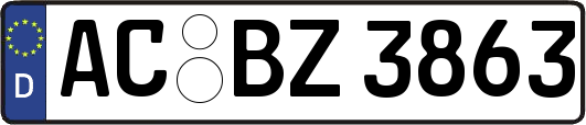 AC-BZ3863