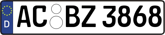 AC-BZ3868