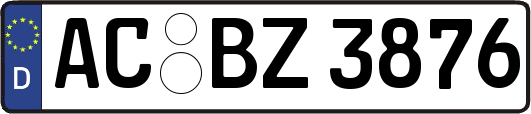 AC-BZ3876
