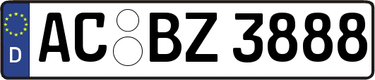AC-BZ3888