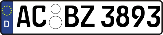 AC-BZ3893
