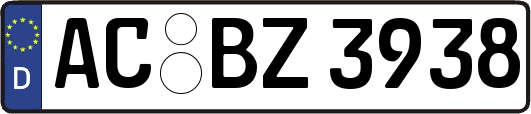 AC-BZ3938