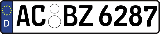 AC-BZ6287
