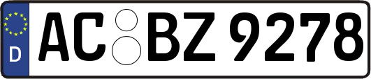 AC-BZ9278
