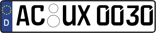 AC-UX0030