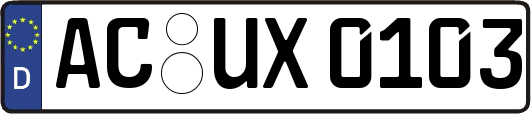 AC-UX0103