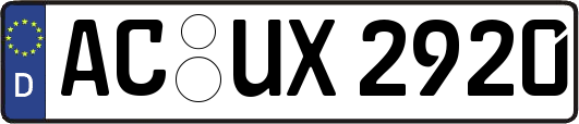 AC-UX2920