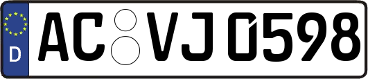 AC-VJ0598