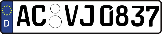 AC-VJ0837
