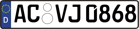 AC-VJ0868