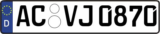 AC-VJ0870