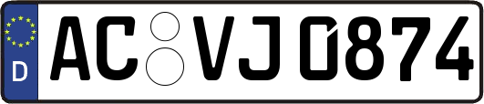 AC-VJ0874