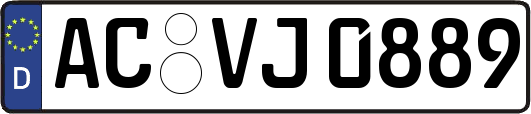 AC-VJ0889