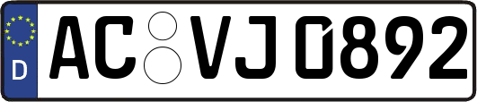AC-VJ0892