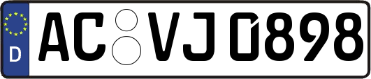 AC-VJ0898
