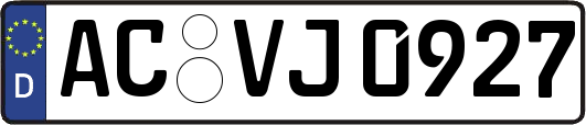 AC-VJ0927