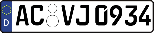 AC-VJ0934