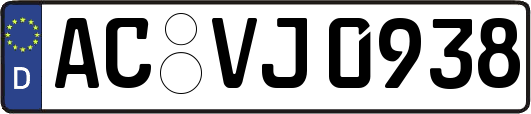 AC-VJ0938