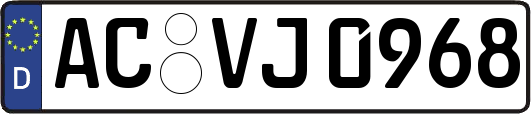 AC-VJ0968