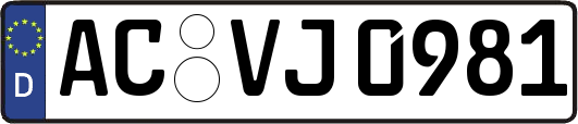 AC-VJ0981