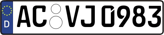 AC-VJ0983