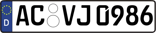 AC-VJ0986