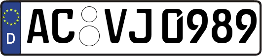 AC-VJ0989