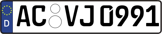 AC-VJ0991