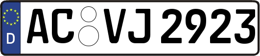 AC-VJ2923