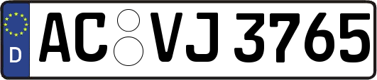 AC-VJ3765