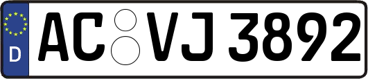 AC-VJ3892