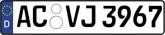 AC-VJ3967
