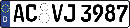 AC-VJ3987