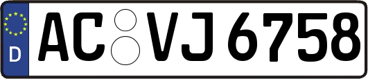 AC-VJ6758