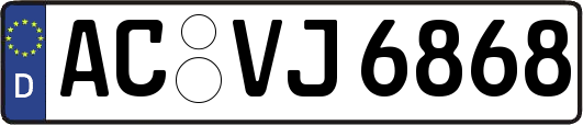AC-VJ6868