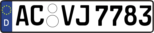 AC-VJ7783